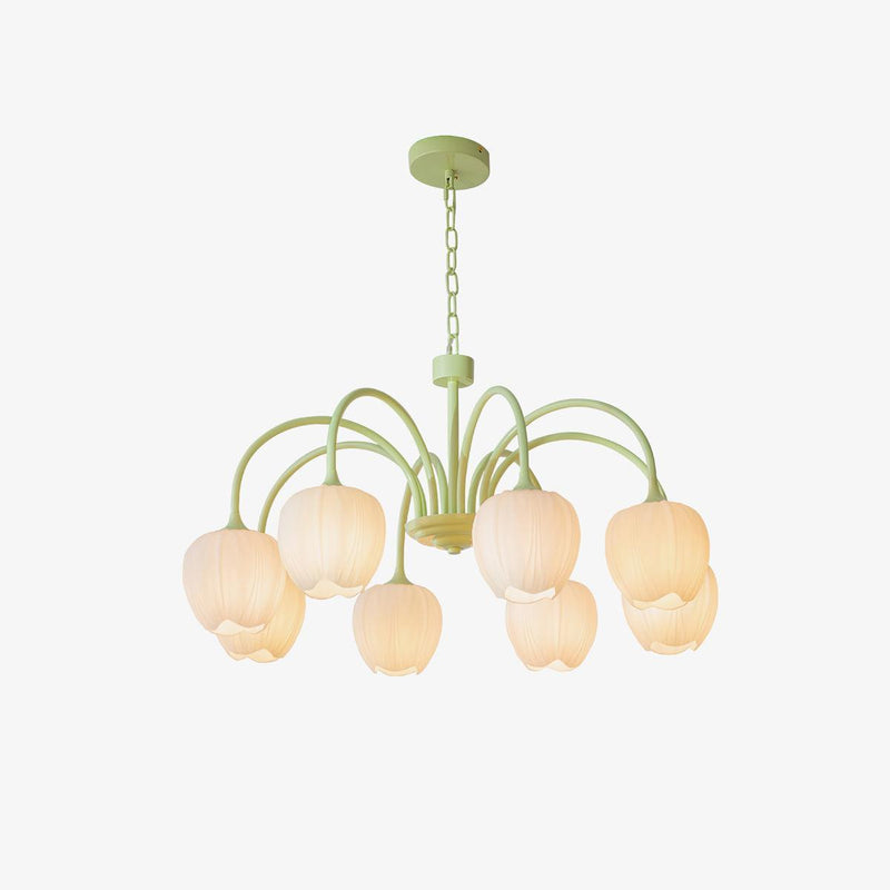 Tulip Matcha Chandelier-DWHOME