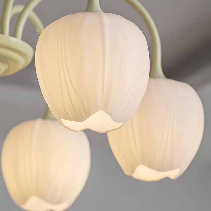 Tulip Matcha Chandelier - DWHOME