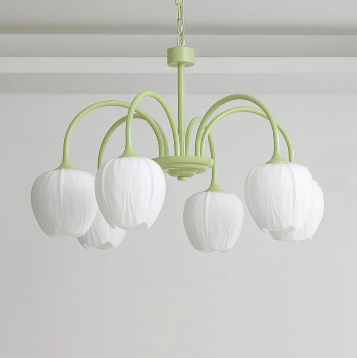 Tulip Matcha Chandelier - DWHOME