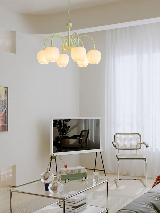 Tulip Matcha Chandelier - DWHOME