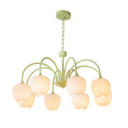 Tulip Matcha Chandelier-DWHOME