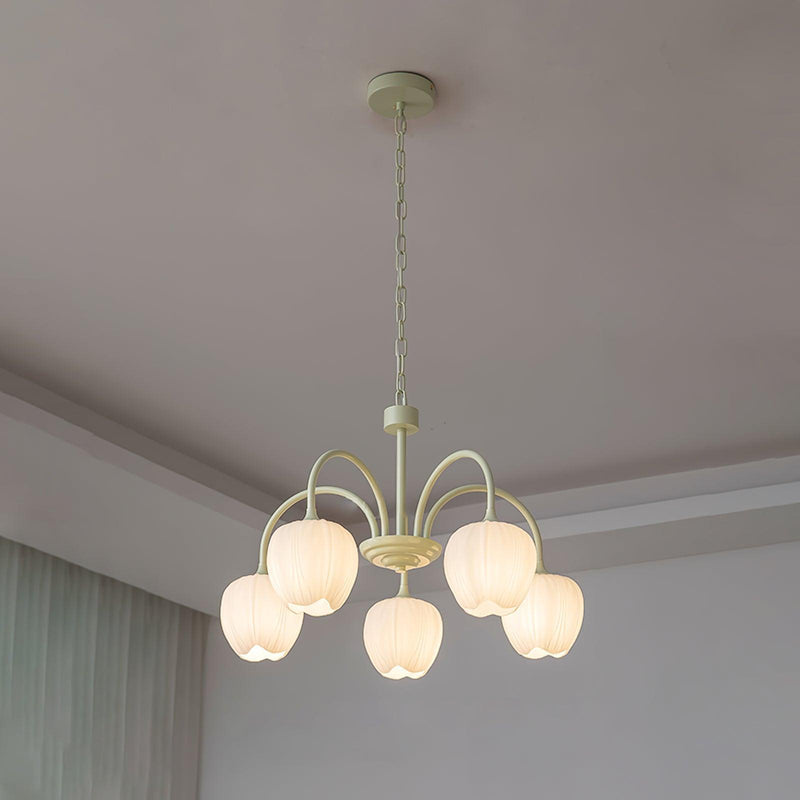 Tulip Matcha Chandelier-DWHOME