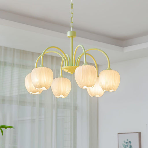 Tulip Matcha Chandelier - DWHOME