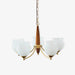 Tulips Glass Wood Chandelier - DWHOME