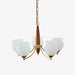 Tulips Glass Wood Chandelier - DWHOME