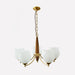 Tulips Glass Wood Chandelier - DWHOME