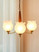 Tulips Glass Wood Chandelier - DWHOME