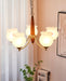 Tulips Glass Wood Chandelier - DWHOME