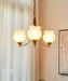 Tulips Glass Wood Chandelier - DWHOME