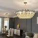 Tuna Luxury Modern Crystal Round Chandelier-DWHOME