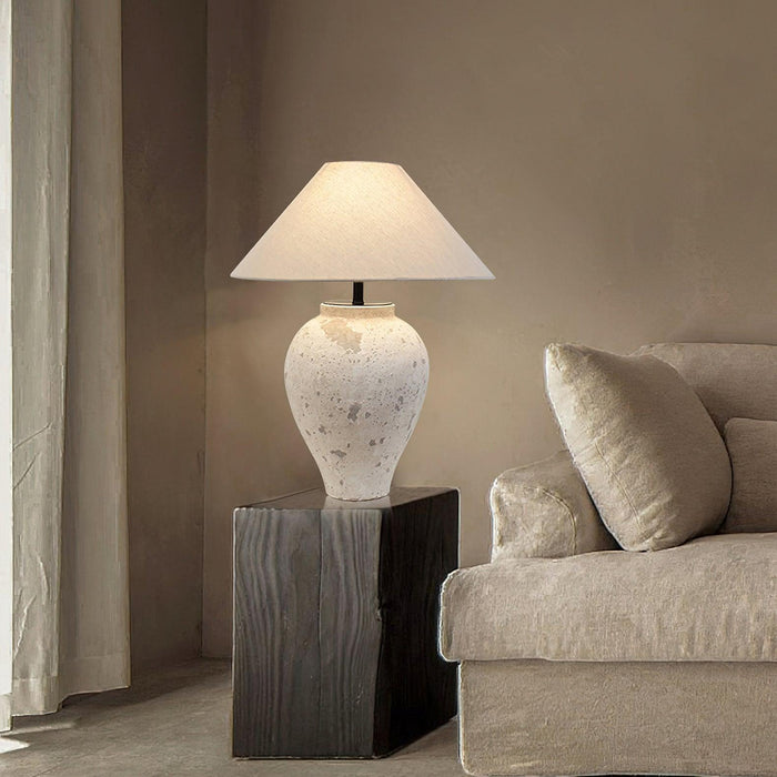Tuscan Stone Table Lamp-DWHOME