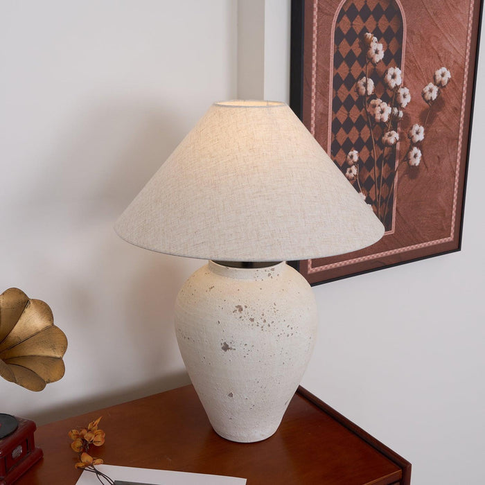 Tuscan Stone Table Lamp-DWHOME