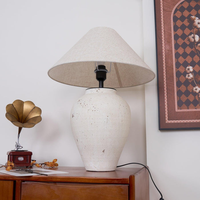 Tuscan Stone Table Lamp-DWHOME