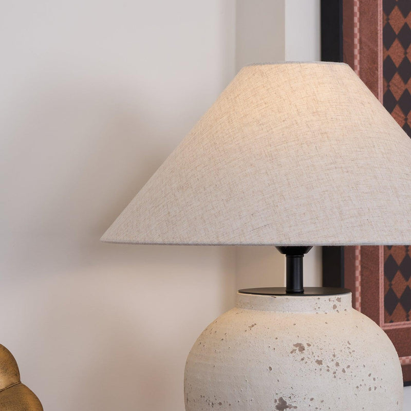 Lampe de table en pierre toscane - DWHOME