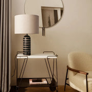 Tuxedo Marble Table Lamp-DWHOME