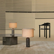 Tuxedo Marble Table Lamp-DWHOME