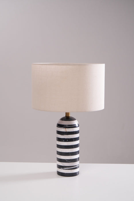 Tuxedo Marble Table Lamp-DWHOME