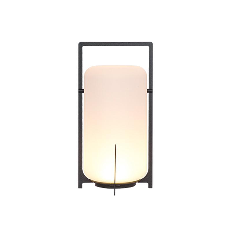 Black Twilight Lantern Table Lamp-DWHOME