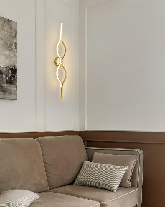 Twist Brass Wall Light - DWHOME