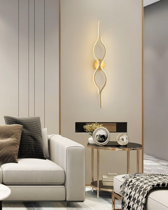 Twist Brass Wall Light - DWHOME