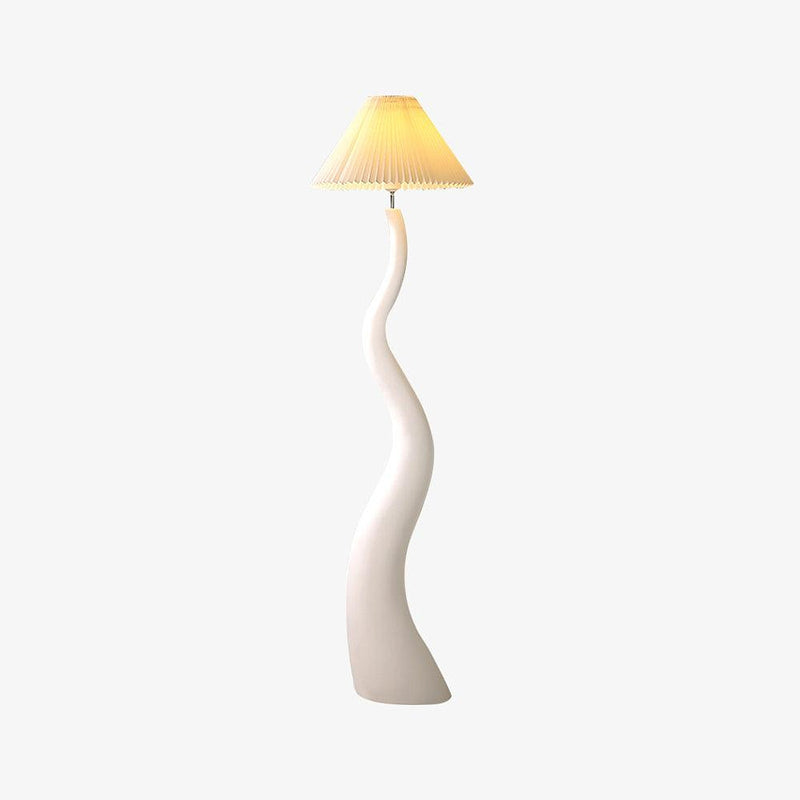 Twisted Pleated Floor Lamp-DWHOME