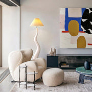 Twisted Pleated Floor Lamp-DWHOME