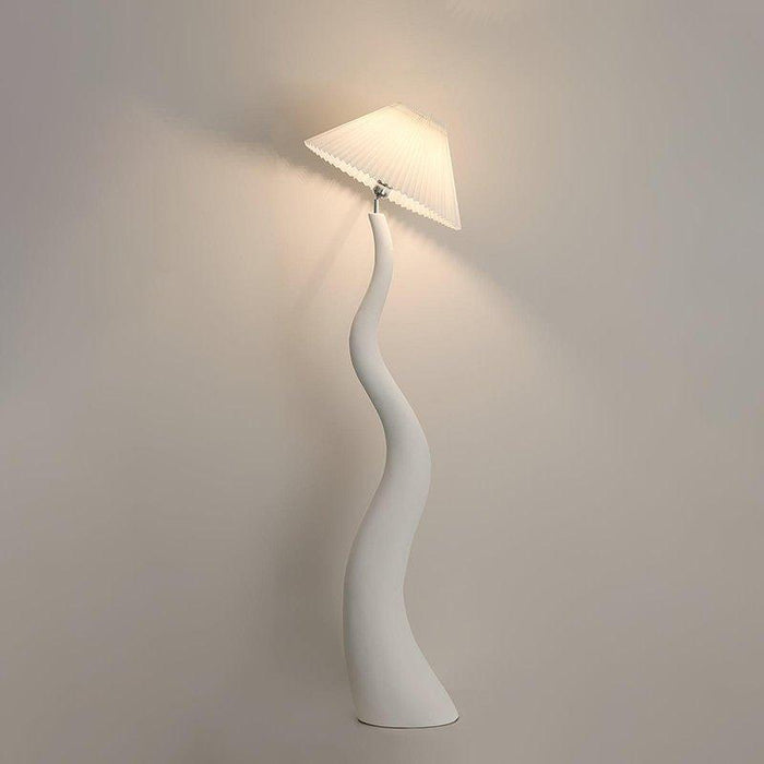 Twisted Pleated Floor Lamp-DWHOME