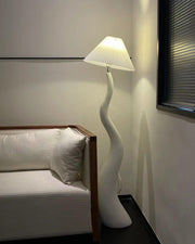 Twisted Pleated Floor Lamp-DWHOME