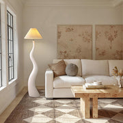 Twisted Pleated Floor Lamp-DWHOME