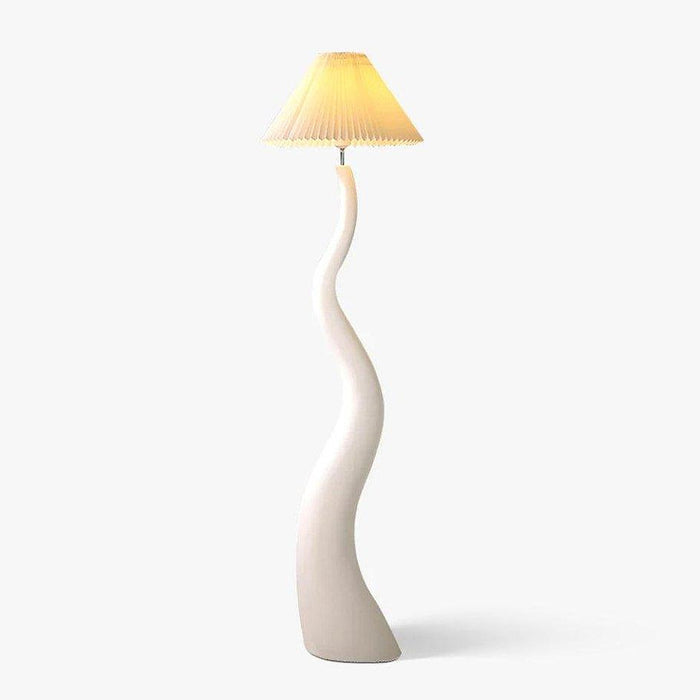 Twisted Pleated Floor Lamp-DWHOME