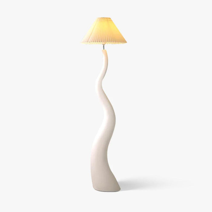 Twisted Pleated Floor Lamp-DWHOME