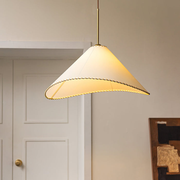 Twisted Shade Pendant Lamp.