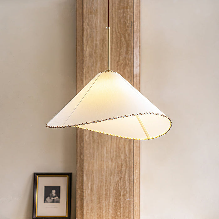 Twisted Shade Pendant Lamp.