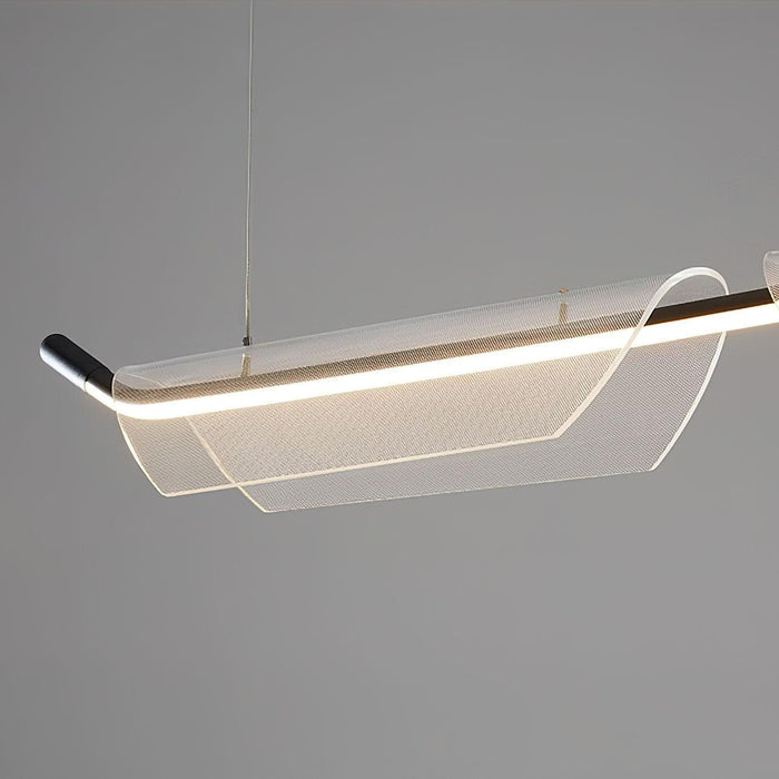 Two Boats Acrylic Pendant Light.