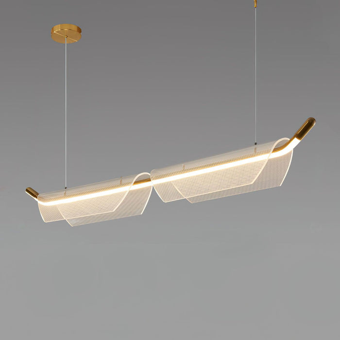 Two Boats Acrylic Pendant Light.