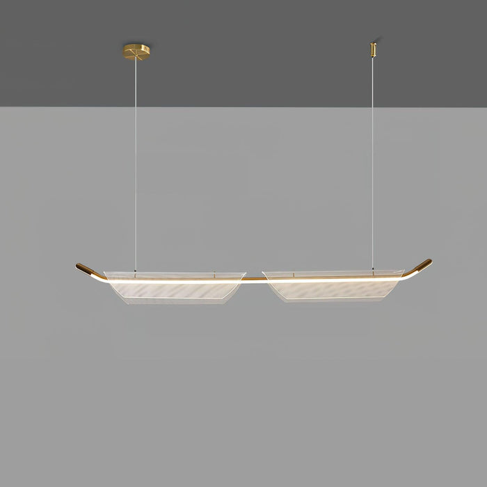 Two Boats Acrylic Pendant Light - Vakkerlight