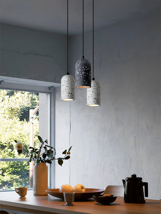 U Concrete Pendant Lamp-DWHOME