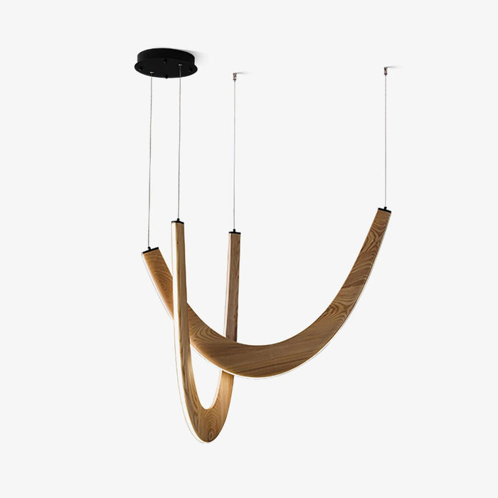 U Wooden Pendant Lamp-DWHOME