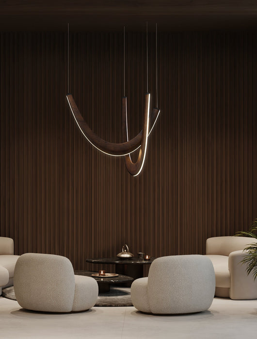 U Wooden Pendant Lamp.