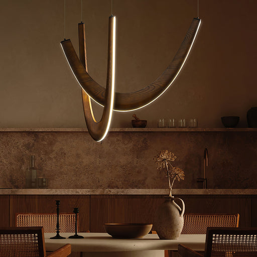 U Wooden Pendant Lamp.