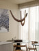 U Wooden Pendant Lamp-DWHOME