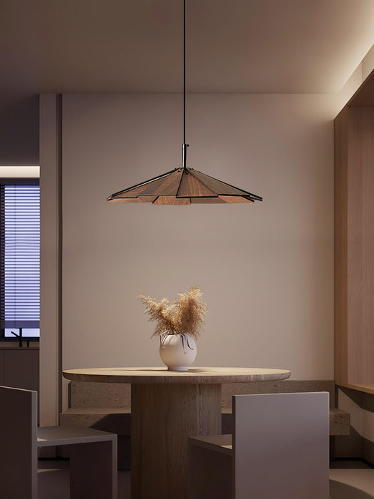 Umbrella Wooden Pendant Light-DWHOME