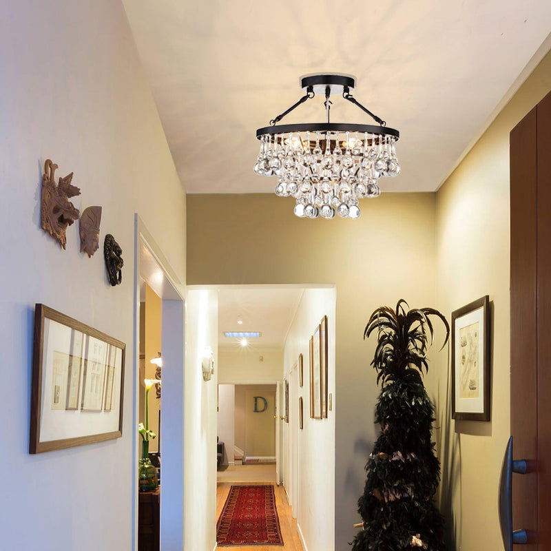 Unique Tiered Crystal Chandelier-DWHOME