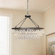 Unique Tiered Crystal Chandelier-DWHOME