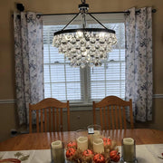 Unique Tiered Crystal Chandelier-DWHOME