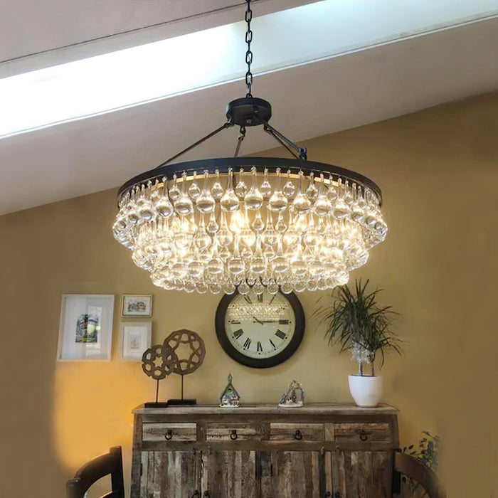 Unique Tiered Crystal Chandelier - DWHOME