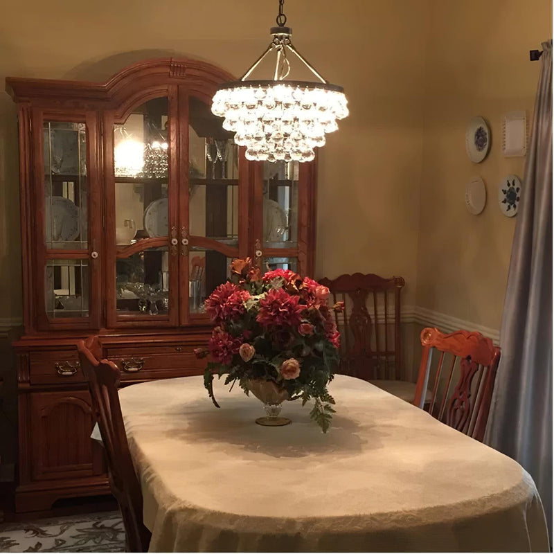 Unique Tiered Crystal Chandelier-DWHOME