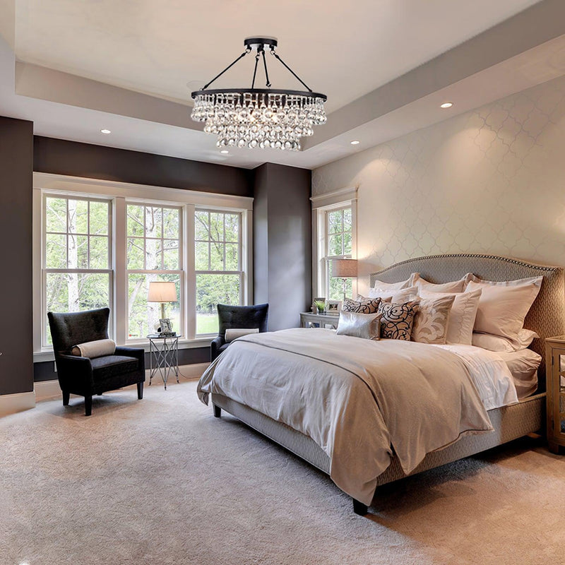 Unique Tiered Crystal Chandelier-DWHOME