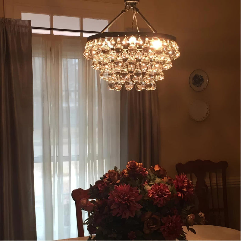 Unique Tiered Crystal Chandelier-DWHOME