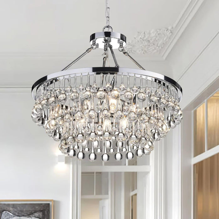 Unique Tiered Crystal Chandelier - DWHOME